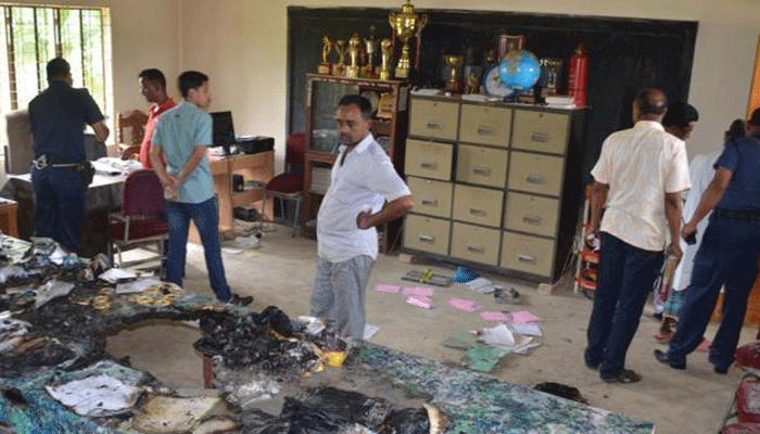 কলসিন্দুর স্কুলের আগুনের ঘটনায় মামলা