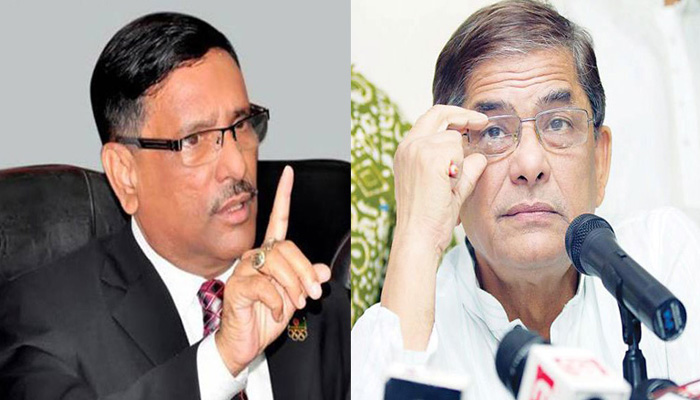 খালেদার প্যারোল নিয়ে বিতর্কে ফখরুল-কাদের