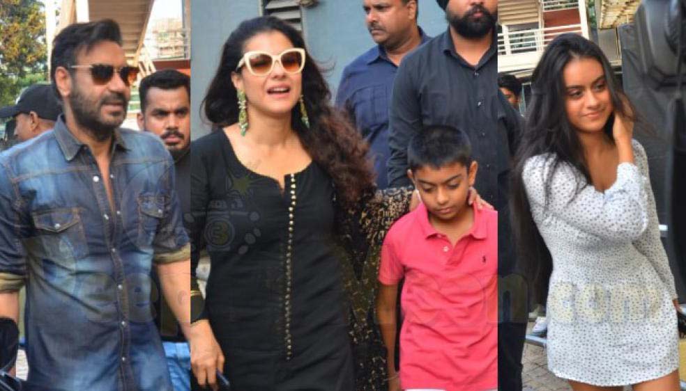 লকডাউনে কাপড় সেলাই করছেন কাজল