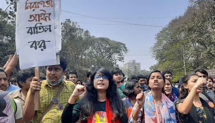 ঘেরাও কর্মসূচি শান্তিপূর্ণভাবে শেষ করায় পুলিশের ধন্যবাদ