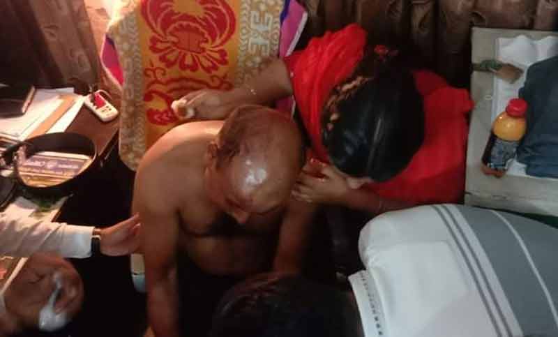 সালথা রণক্ষেত্র, নিহত ১, উপজেলা পরিষদে আগুন