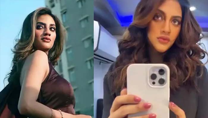 বেবি বাম্প নিয়েই শ্যুটিংয়ে নুসরাত