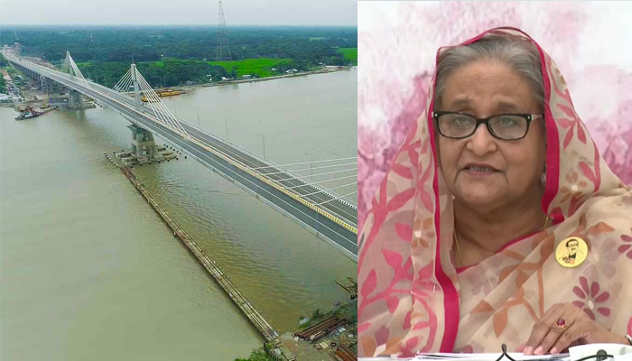 স্বপ্নের পায়রা সেতু উদ্বোধন করলেন প্রধানমন্ত্রী