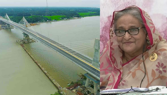 স্বপ্নের পায়রা সেতু উদ্বোধন করলেন প্রধানমন্ত্রী
