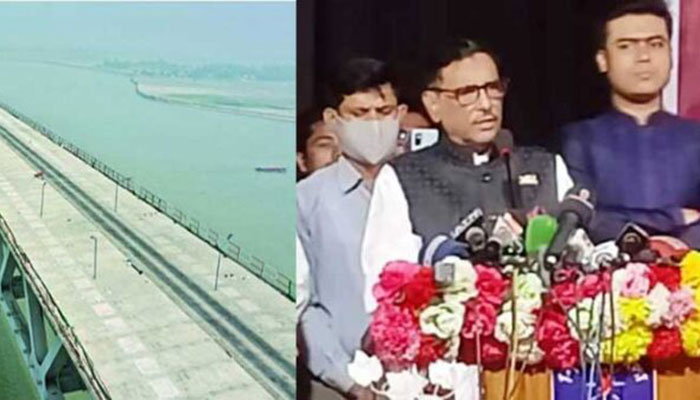 জুনেই পদ্মা সেতুতে দাঁড়িয়ে মানুষ পূর্ণিমার চাঁদ দেখবে: কাদের