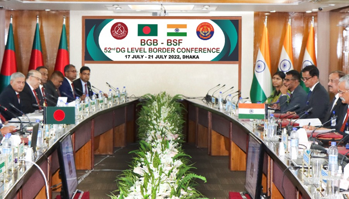 বিজিবি-বিএসএফ মহাপরিচালক পর্যায়ে সীমান্ত সম্মেলন শুরু