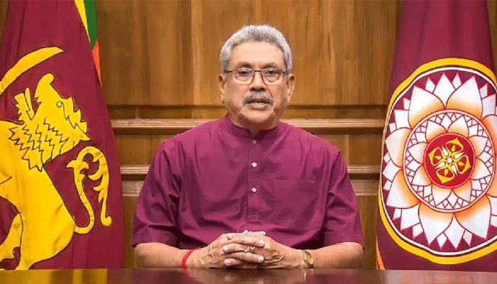 থাইল্যান্ডে শ্রীলঙ্কার সাবেক প্রেসিডেন্ট গোতাবায়া রাজাপাকসে