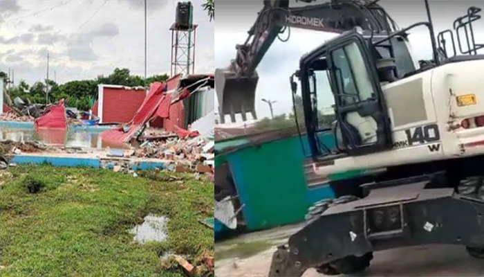 পূর্বাচলে সেই নীলার লেডিস ক্লাব গুঁড়িয়ে দিল রাজউক