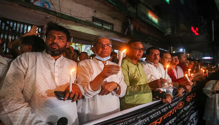 বিএনপি এক ঘণ্টার কর্মসূচি ১৫ মিনিটে শেষ