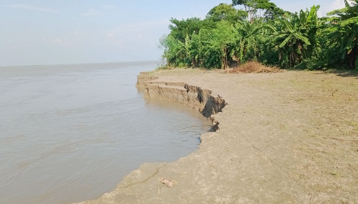 ভাঙন আতঙ্ক, নির্ঘুম রাত কাটাচ্ছেন পদ্মা পাড়ের মানুষ