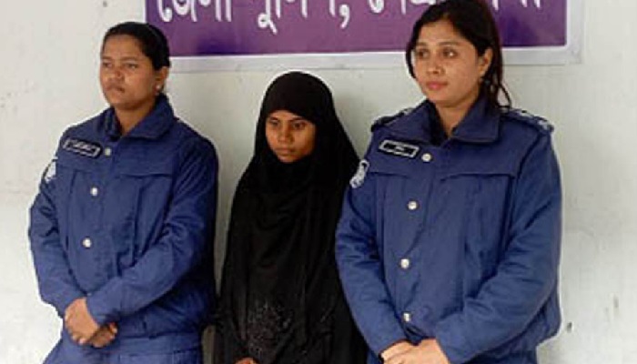 পূর্বধলায় তিন মাসের শিশু হত্যার দায়ে চাচি আটক