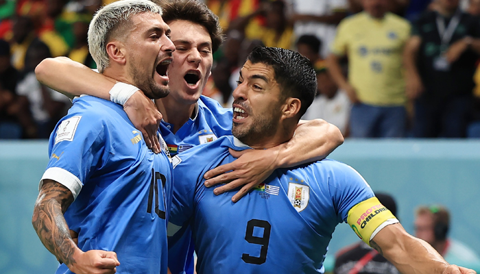 ঘানাকে হারিয়েও বিশ্বকাপ থেকে বাদ উরুগুয়ে