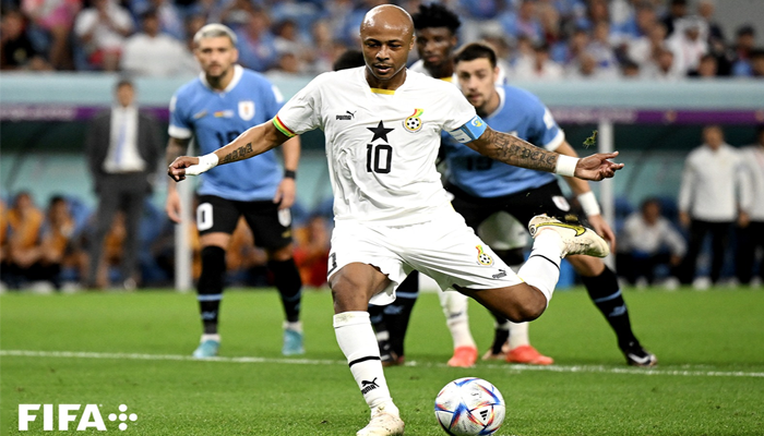 ঘানাকে হারিয়েও বিশ্বকাপ থেকে বাদ উরুগুয়ে