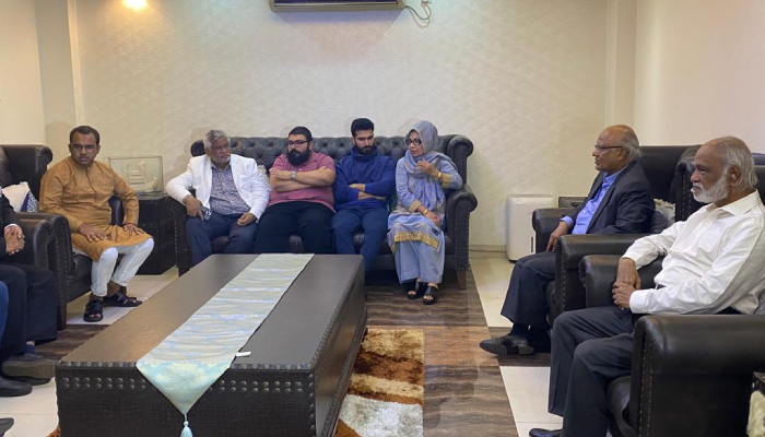 আব্বাসের বাসায় বিএনপির শীর্ষ নেতারা