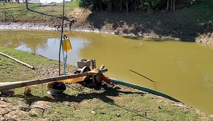শান্তিগঞ্জে মৎস্য নিধনের পাঁয়তারা