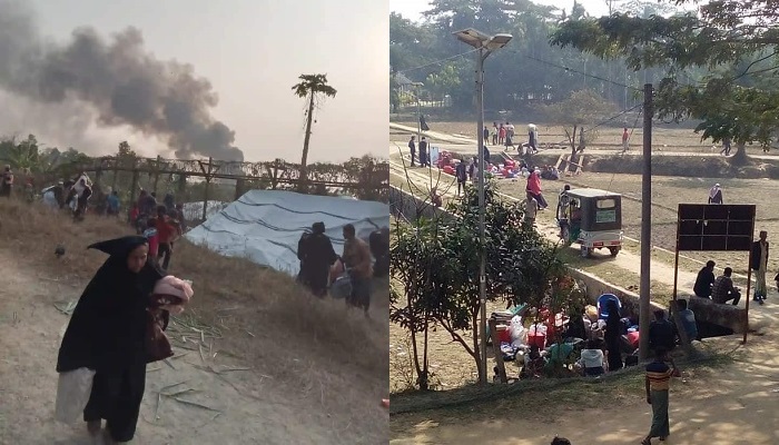 তুমব্রু সীমান্তে আবারও গোলাগুলি, আতঙ্কে স্থানীয়রা