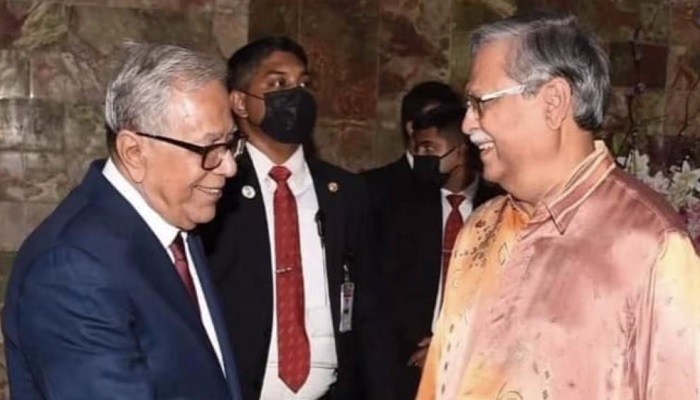 শাহাবুদ্দিন চুপ্পুকে বিদায়ী রাষ্ট্রপতির অভিনন্দন