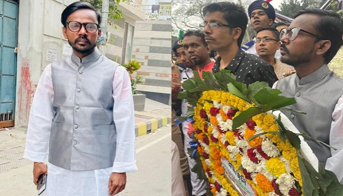 ফুল দিতে এসে ‘ডাইরেক্ট অ্যাকশন’ স্লোগান চলে না