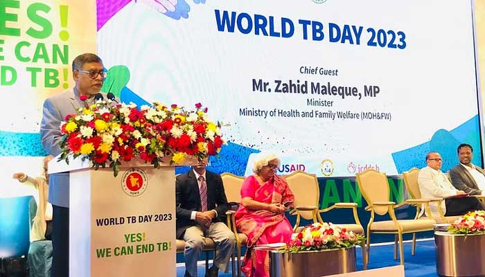 যক্ষ্মায় প্রতিদিন ১০০ মৃত্যু: স্বাস্থ্যমন্ত্রী