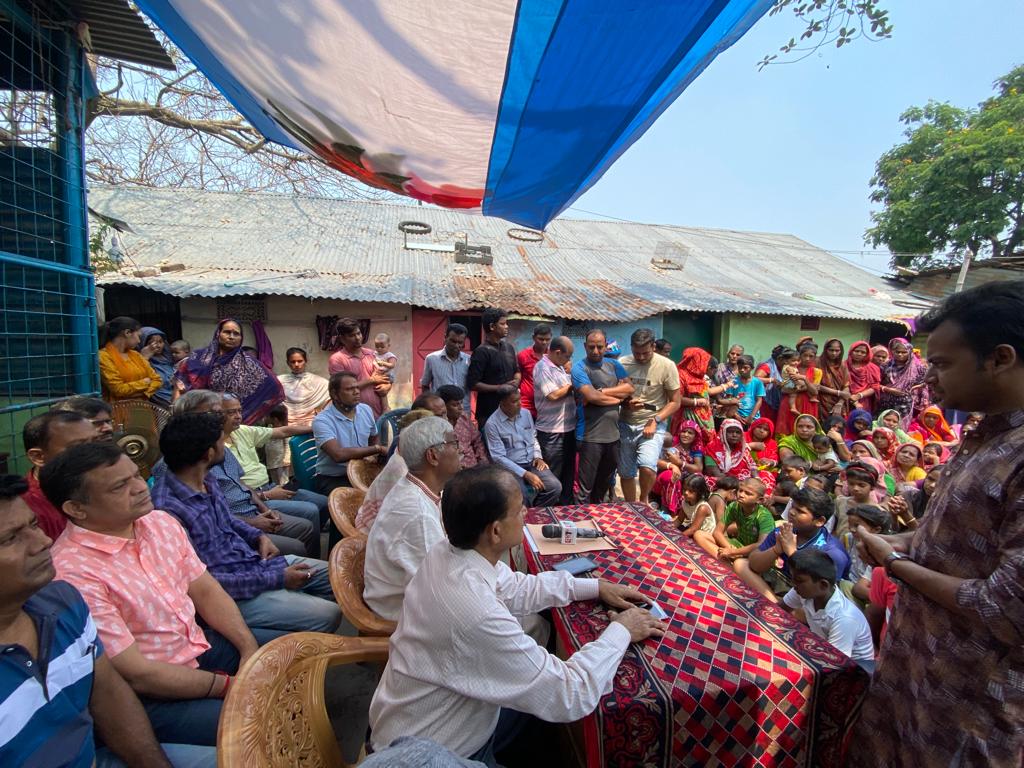 পুনর্বাসন ছাড়া বসতি উচ্ছেদ মানবাধিকার পরিপন্থি