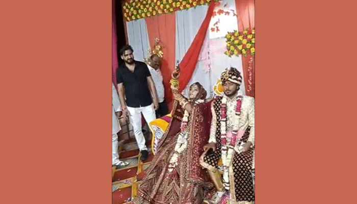 বিয়ের আনন্দে গুলি ছুড়ে ফাঁসলেন নববধূ