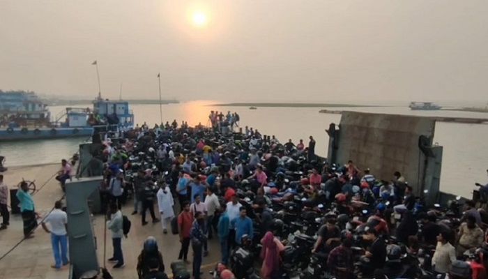 শিমুলিয়া-মাঝিকান্দি রুটে ঈদযাত্রা শুরু