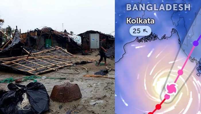 মোকায় কক্সবাজারে বিধ্বস্ত ২ হাজার ঘরবাড়ি