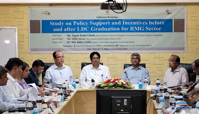 এলডিসি গ্র্যাজুয়েশন নীতি সহায়তা ও প্রণোদনার ওয়ার্কশপ