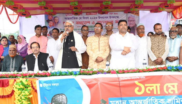 বর্তমান সরকার শ্রমিকদের জীবনমানের উন্নয়ন ঘটিয়েছে