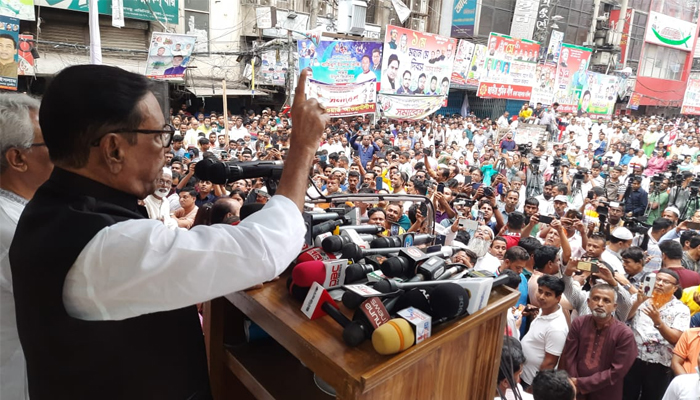 মে দিবসে জাতীয় শ্রমিক লীগের বঙ্গবন্ধু এভিনিউতে ওবায়দুল কাদের