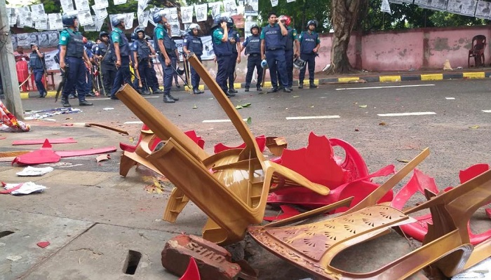 রাজশাহীতে দুই কাউন্সিলর প্রার্থীর সমর্থকদের সংঘর্ষ