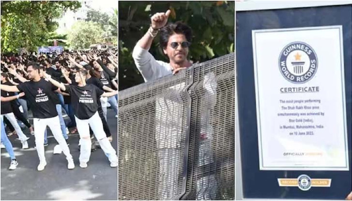 মান্নাতের সামনে বিশ্বরেকর্ড গড়লেন শাহরুখ ভক্তরা!