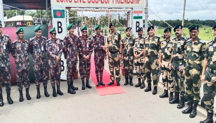 রামগড়ে বিজিবি-বিএসএফ সেক্টর কমান্ডার পর্যায়ের বৈঠক