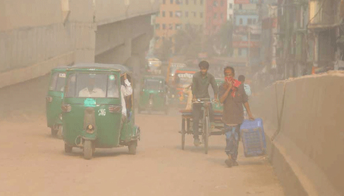 দূষিত শহরের তালিকায় ঢাকা শীর্ষ চারে