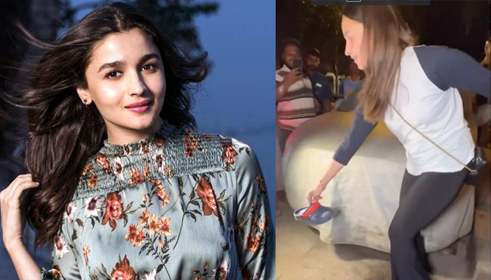 পাপারাজ্জির জুতা নিজে এগিয়ে দিলেন আলিয়া!