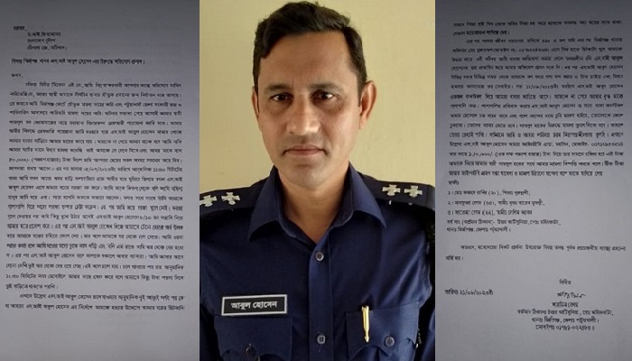 আসামি ধরতে দাবিকৃত ঘুষের টাকা না দেয়ায় বাদীর শ্লীলতাহানি