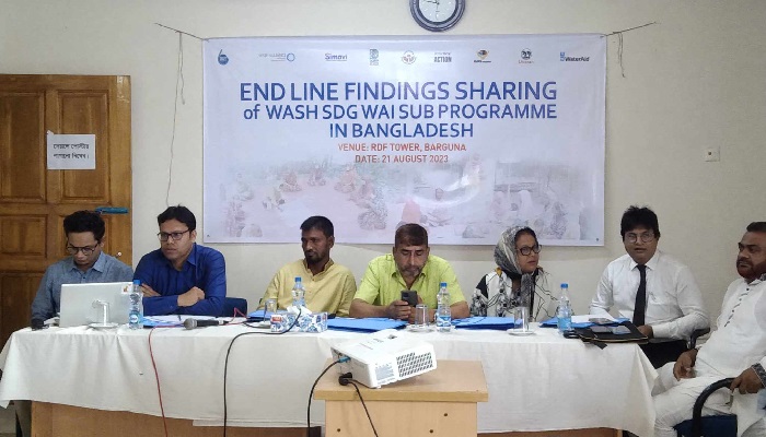 বরগুনার ৪০ শতাংশ পানিতে ব্যাকটেরিয়া