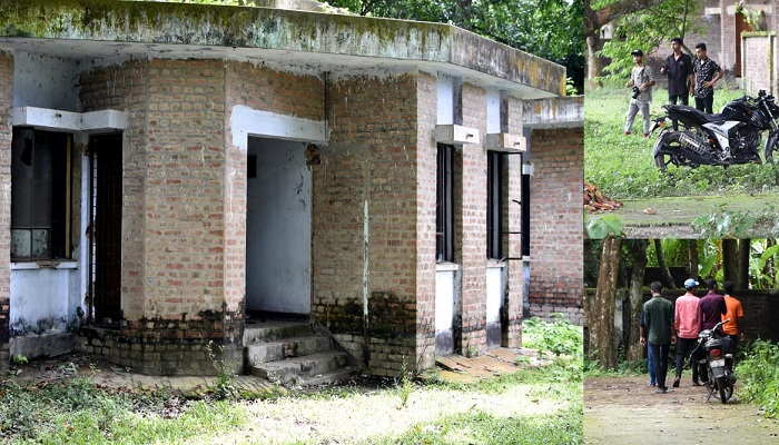 দেবহাটায় পরিত্যক্ত স্টাফ কোয়ার্টার যেন অপরাধীদের অভয়াশ্রম