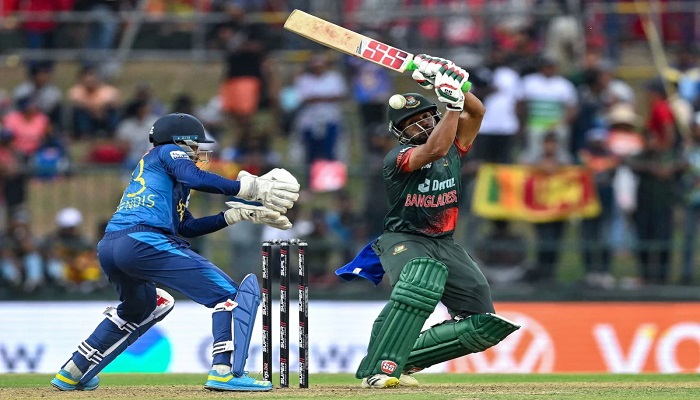 লঙ্কানদের বিপক্ষে টাইগারদের সংগ্রহ ১৬৪ রান