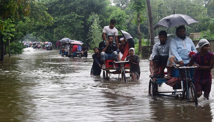 বন্যার পানিতে ডুবল কেন পাহাড়ি অঞ্চল