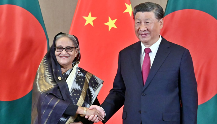 অভিন্ন চ‍্যালেঞ্জ নিয়ে হাসিনা-জিনপিং আলোচনা