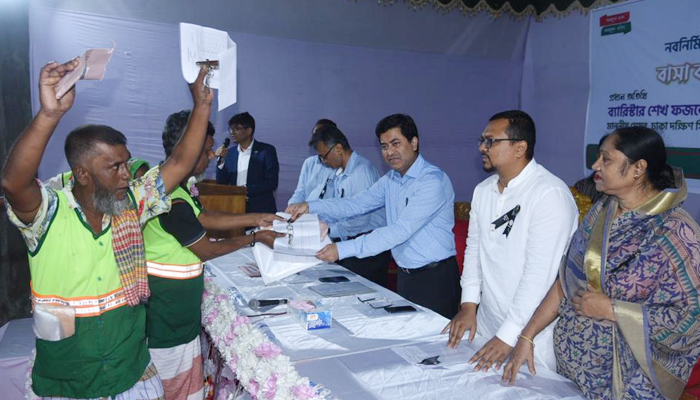 নতুন বাসা পেলেন ডিএসসিসির আরো ১৩৮ পরিচ্ছন্নতাকর্মী