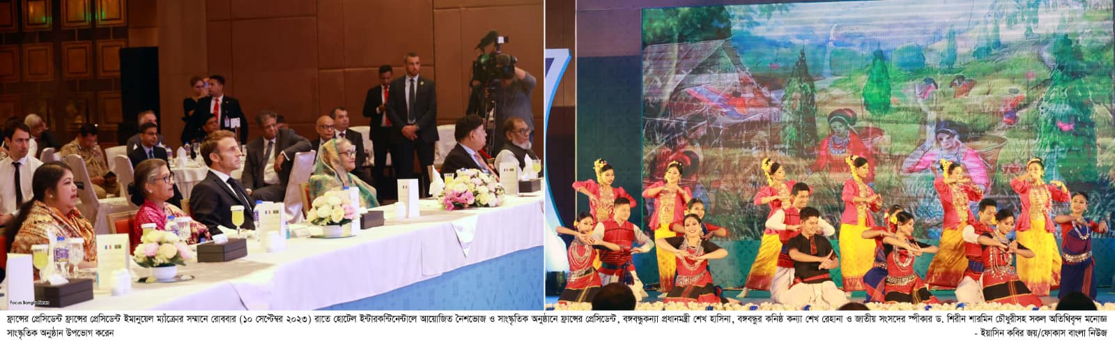 যেসব খাবারে আপ্যায়িত হলেন ফ্রান্সের প্রেসিডেন্ট