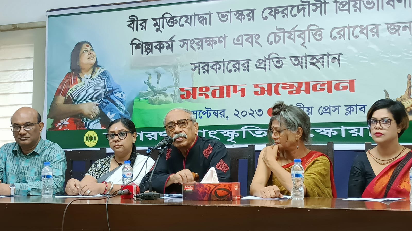 ভাস্কর ফেরদৌসী প্রিয়ভাষিণীর শিল্পকর্ম সংরক্ষণের দাবি