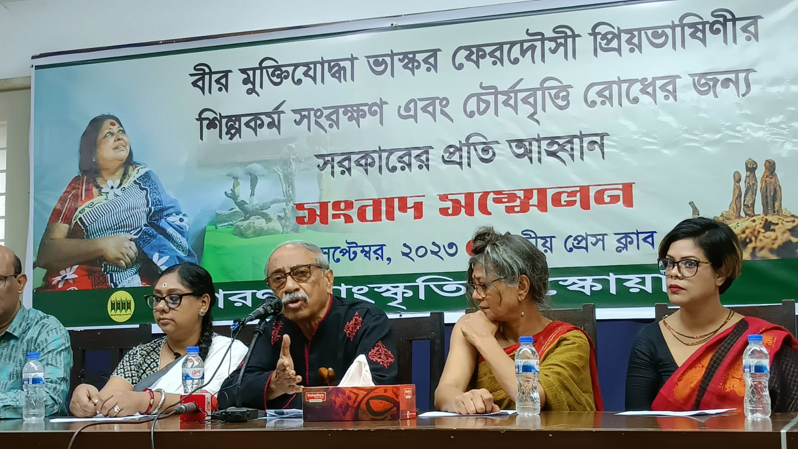 ভাস্কর ফেরদৌসী প্রিয়ভাষিণীর শিল্পকর্ম সংরক্ষণের দাবি