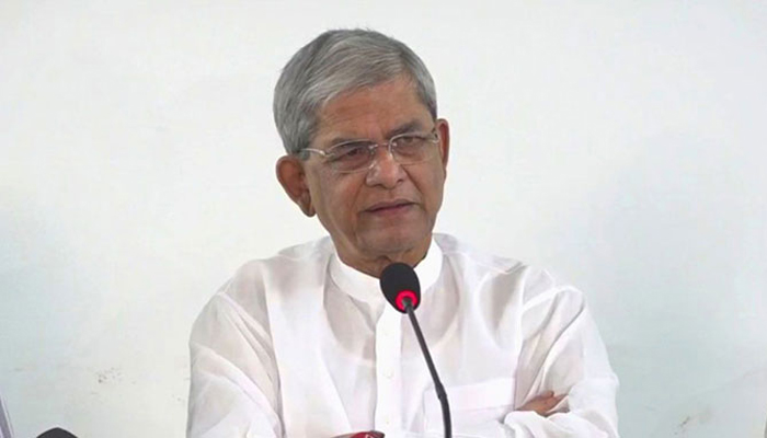 ফখরুলের মুক্তির দাবিতে ওয়াহিদ উদ্দিন মাহমুদ কোন বিবৃতি দেননি