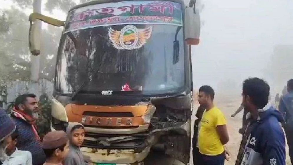 বাসচাপায় মা‌-ছেলে নিহত