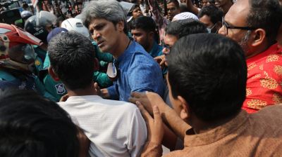 সচিবালয় অভিমুখে গণতন্ত্র মঞ্চের বিক্ষোভ কর্মসূচি পণ্ড
