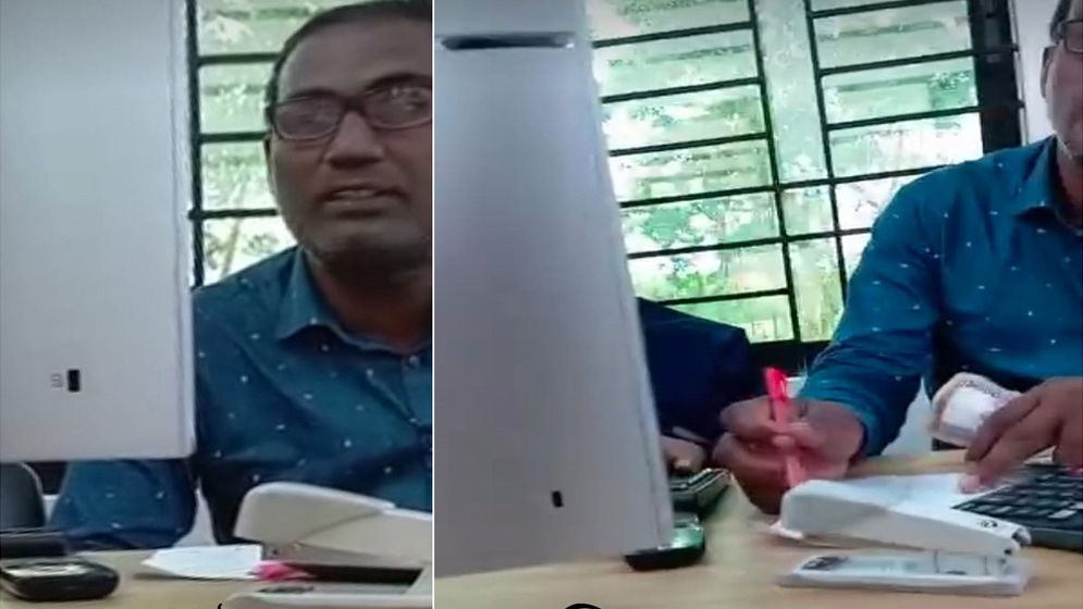 চৌগাছায় চুক্তি ছাড়া কাজ করে না রাজ্জাক, ঘুষ গ্রহণের ভিডিও ভাইরাল!