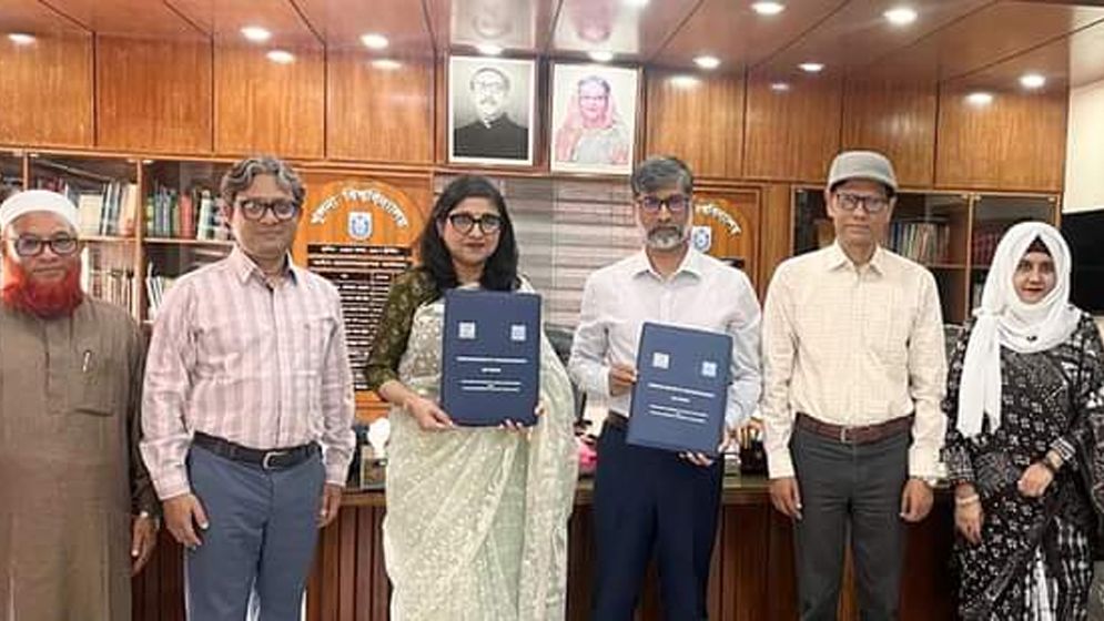 শিক্ষা-গবেষণায় একে অপরকে সহযোগিতা করবে জবি ও খুবি